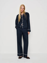 Reformation Coco Pajama Set - Midnight