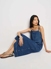 Reformation Sofi Denim Maxi Dress - Monterey