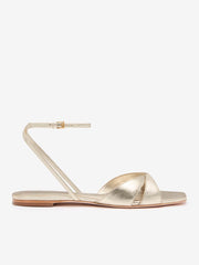 Reformation Marigold Flat Sandal - Gold
