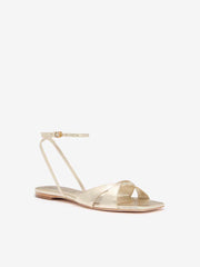 Reformation Marigold Flat Sandal - Gold