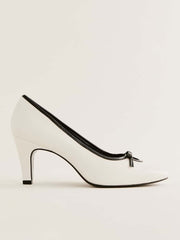 Reformation Pam Pump - White Leather