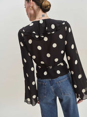 Reformation Kilah Top - Moon Dot