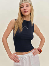 Reformation Hannah Knit Top - Midnight