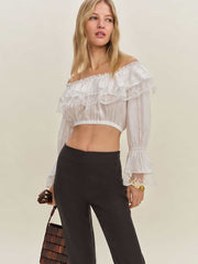 Reformation Elise Top - White