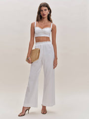 Reformation Pippa Two Piece - Bright White