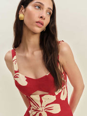 Reformation Belma Linen Dress - Paradise Lost