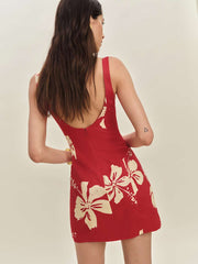 Reformation Belma Linen Dress - Paradise Lost