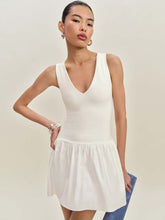 Reformation Alyssa Knit Dress - Fior Di Latte