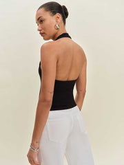 Reformation Sonny Knit Top - Black