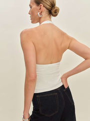 Reformation Sonny Knit Top - Fior Di Latte