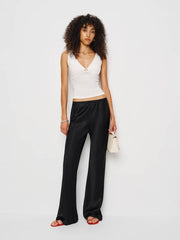 Reformation Rue Pointelle Knit Top - White