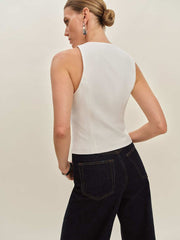 Reformation Rory Vest - White