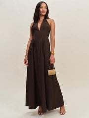 Reformation Diara Dress - Mole