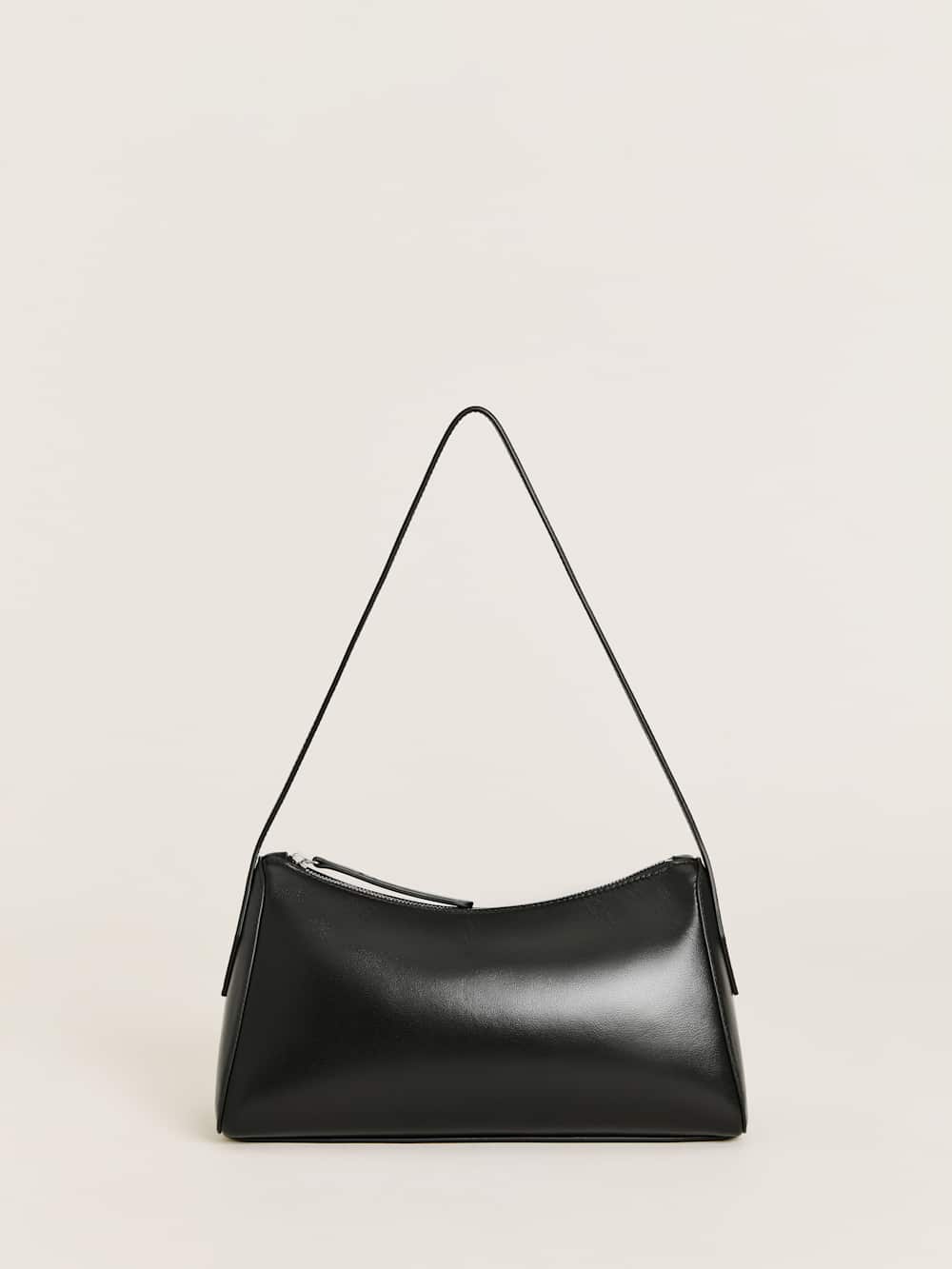 Reformation Hannah Shoulder Bag - Black Leather