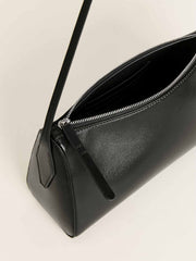 Reformation Hannah Shoulder Bag - Black Leather