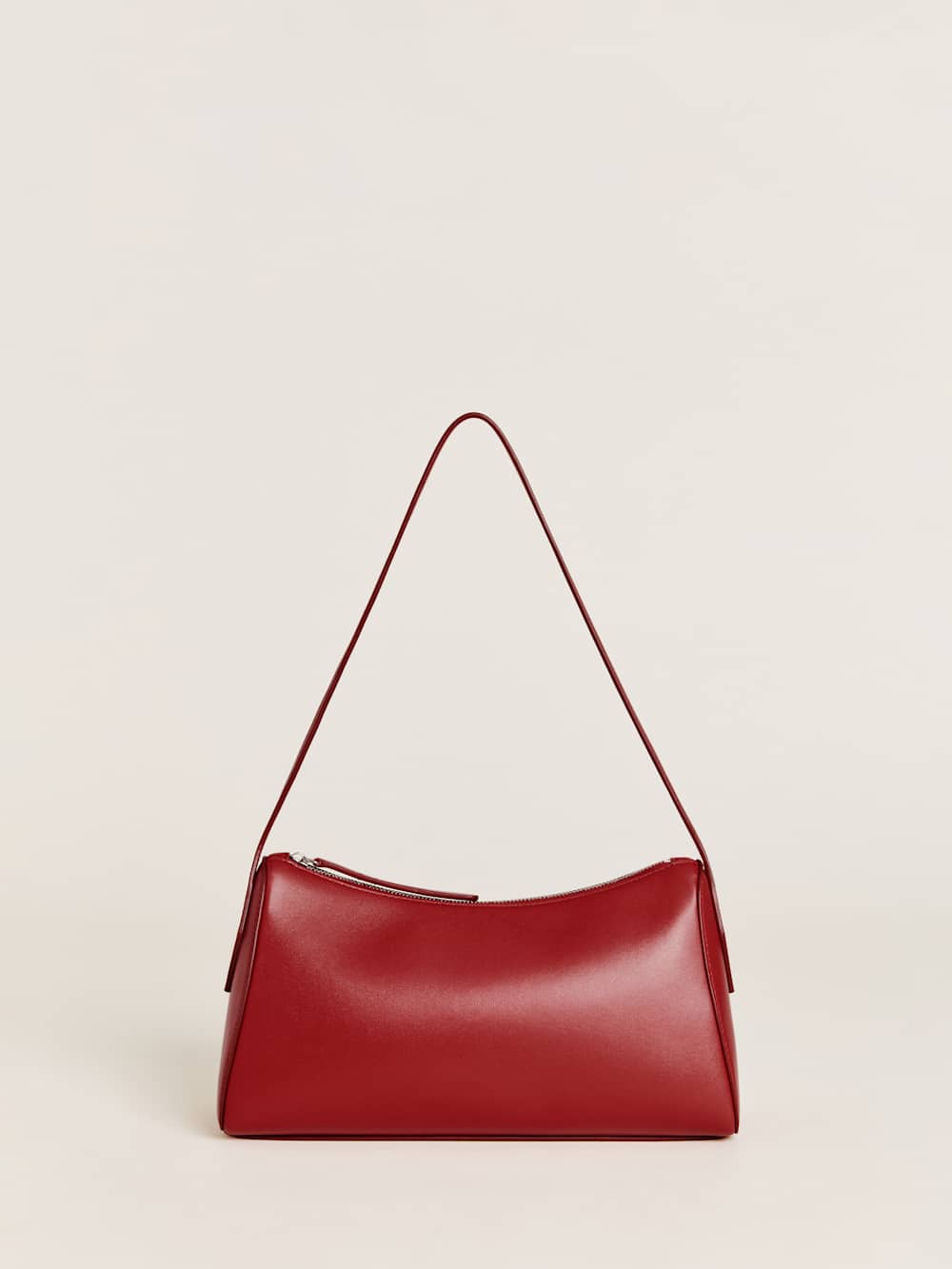 Reformation Hannah Shoulder Bag - Lipstick Leather