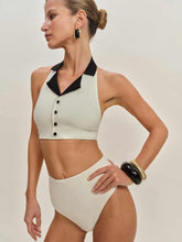 Reformation Madeira Bikini Top - Fior Black