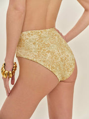 Reformation Ana Bikini Bottom - Golden Meadow
