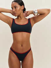 Reformation Douro Bikini Bottom - Midnight Lipstick