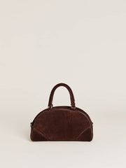 Reformation Claudia Mini Bag - Chocolate Suede