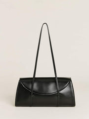 Reformation Elena Shoulder Bag - Black Leather