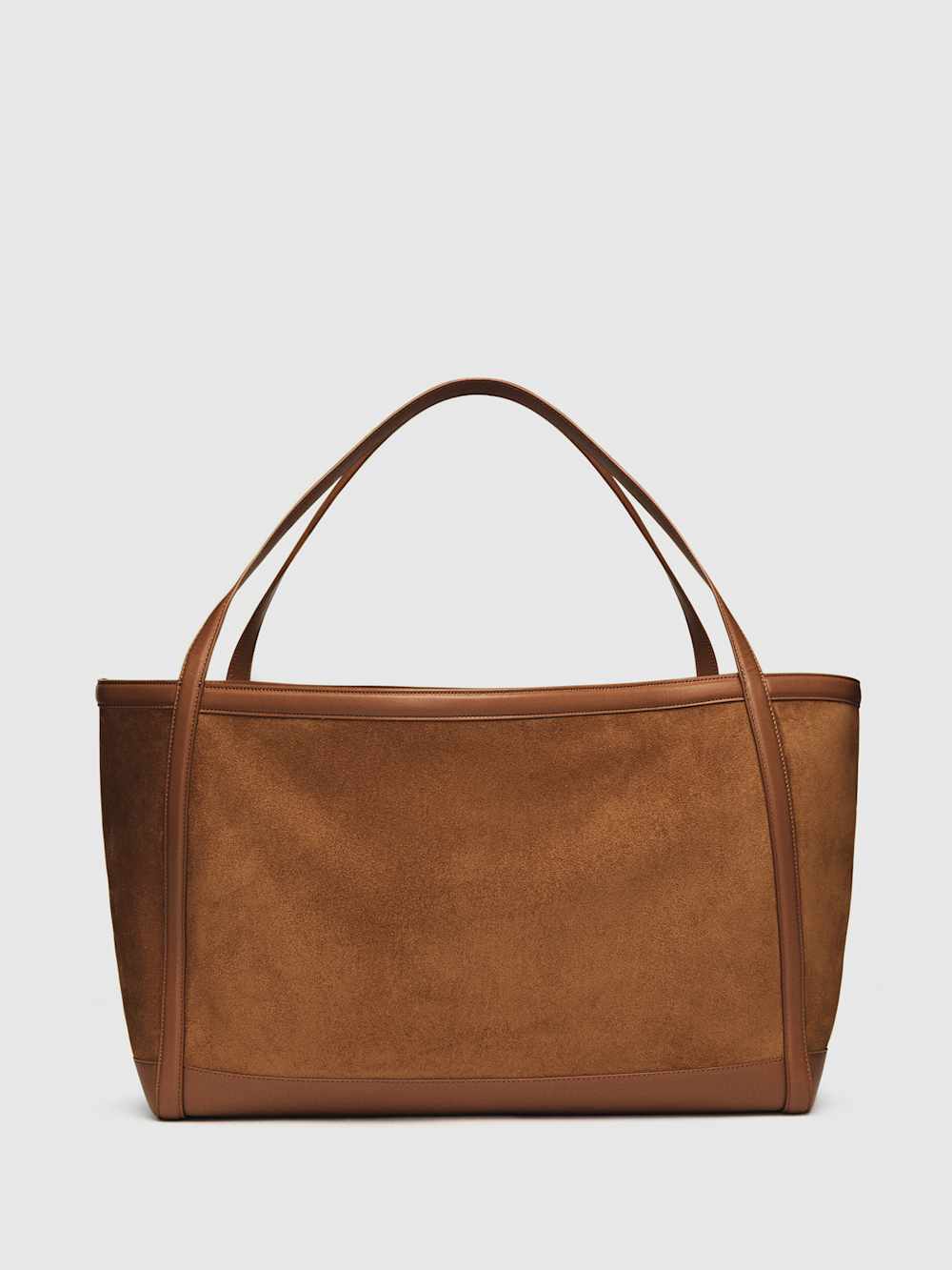 Reformation Evangeline Tote Bag - Couro Suede