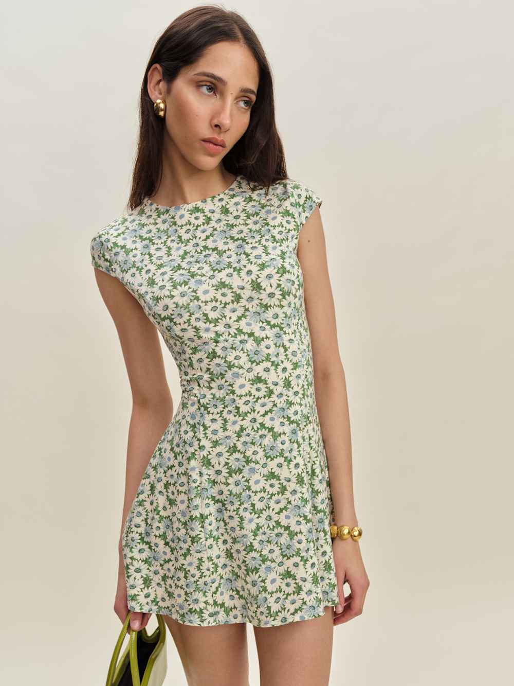 Reformation Yves Knit Dress - Daisy Meadow