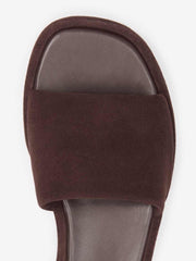 Reformation Esme Platform Sandal - Espresso Suede