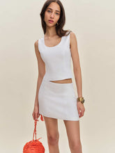 Reformation Lindsey Linen Two Piece - White