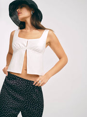 Reformation Jianna Top - Bright White