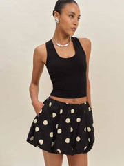 Reformation Moxie Skirt - Moon Dot