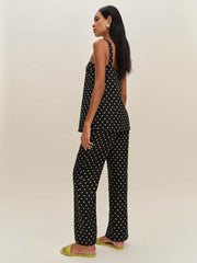 Reformation Kristen Linen Two Piece - Ritz Dot