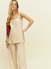 Reformation Kristen Linen Two Piece - Sugar