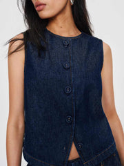 Reformation Bonnie Denim Top - Marion