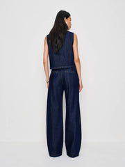 Reformation Bonnie Denim Top - Marion