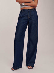 Reformation Elio Low Rise Denim Trouser - Marion