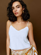 Reformation Olive Top - White