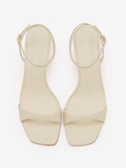 Reformation Sage Heeled Sandal - Almond Leather