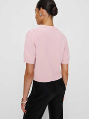 Reformation Maude Cashmere Cardigan - Cherry Blossom