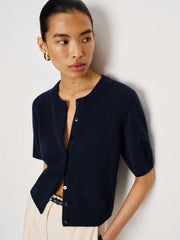 Reformation Maude Cashmere Cardigan - Navy