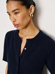 Reformation Maude Cashmere Cardigan - Navy