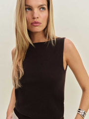 Reformation Monaco Cashmere Reversible Tank - Mole