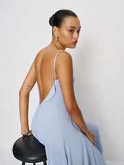 Reformation Fredo Dress - Ice Water