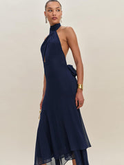 Reformation Mela Dress - Midnight