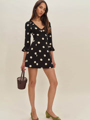 Reformation Lyssa Dress - Moon Dot