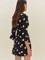 Reformation Lyssa Dress - Moon Dot