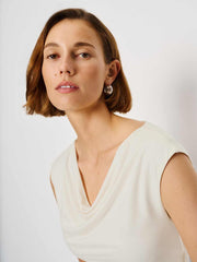 Reformation Aletta Knit Top - Fior Di Latte