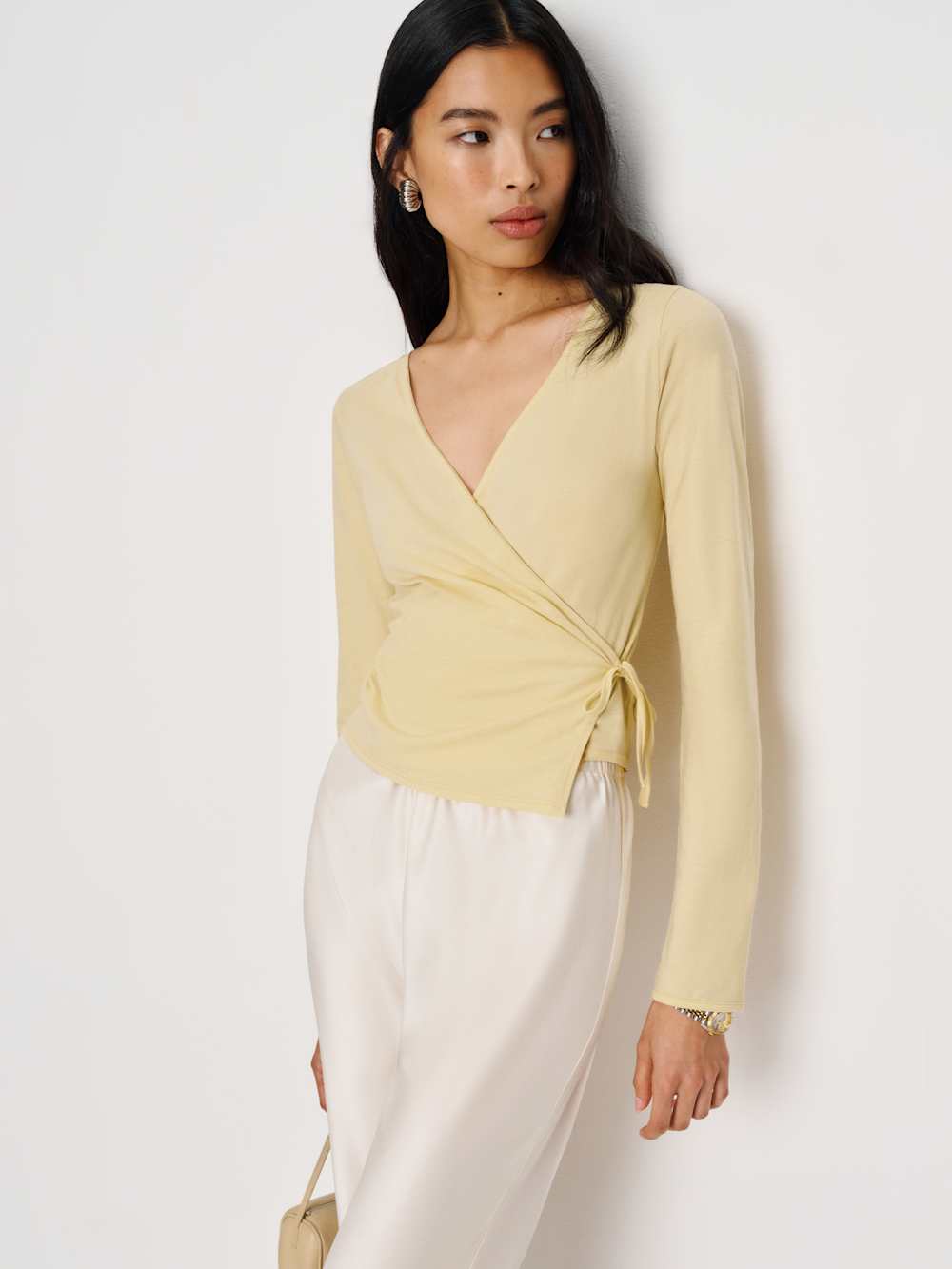 Reformation Perrin Knit Top - Blonde