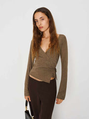 Reformation Perrin Knit Top - Mixed Nuts