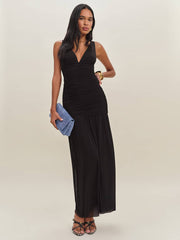 Reformation Aura Knit Dress - Black